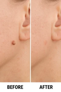 Skin tags removal Willenhall before and after